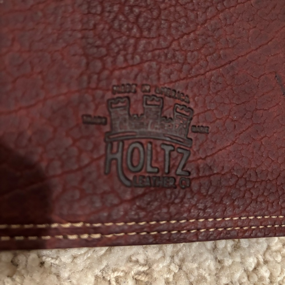 Holtz Leather Co. Thick Brown Full Grain Leather Bound Writing Journal Notebook - Picture 9 of 10